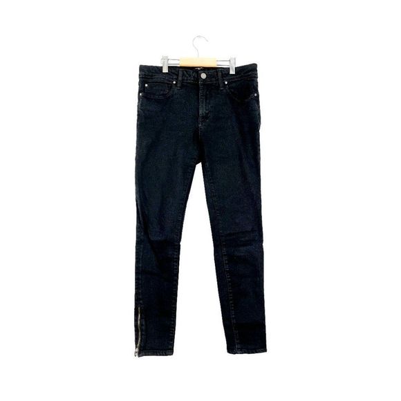 Fidelity Belvedere Crop Black Skinny Jeans 29 - Picture 2 of 8